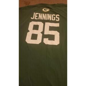 Men's NFL On the Field Green Bay Packers tshirt #85 Jennings XL